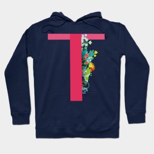 Tropical alphabet t Hoodie